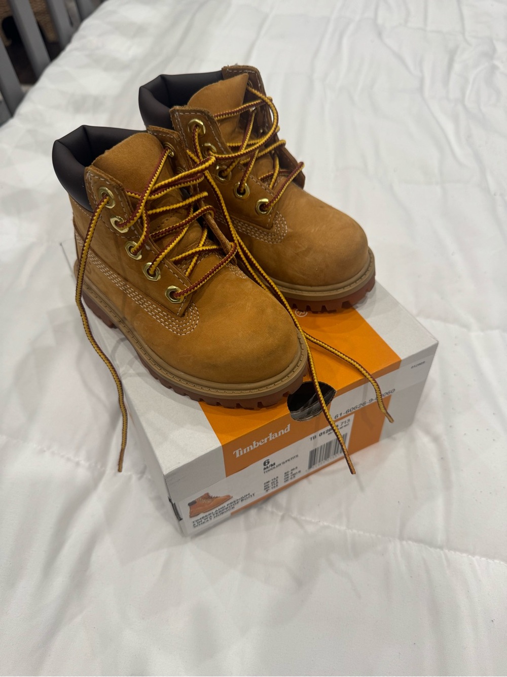 Timberland Kids Wheat/Tan Lace-Up Work Boots